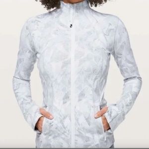 Lululemon White/Grey Patterned Define Women's Jacket